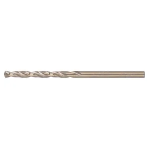 Broca espiral HSS-Co DIN338 de 9,5mm x 125mm sobre fondo blanco