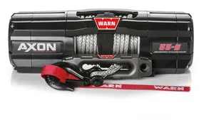Winch Axon 35-S eléctrico de color negro con cable de acero