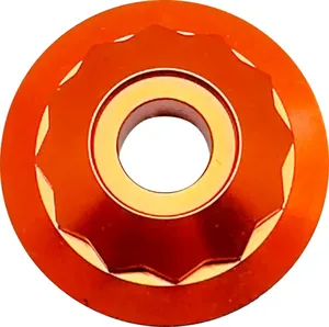 Par de tuercas hexagonales de eje de dirección para motocicleta Harley-Davidson