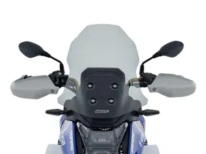 Cúpula Caponord instalada en la parte delantera de una BMW F450GS