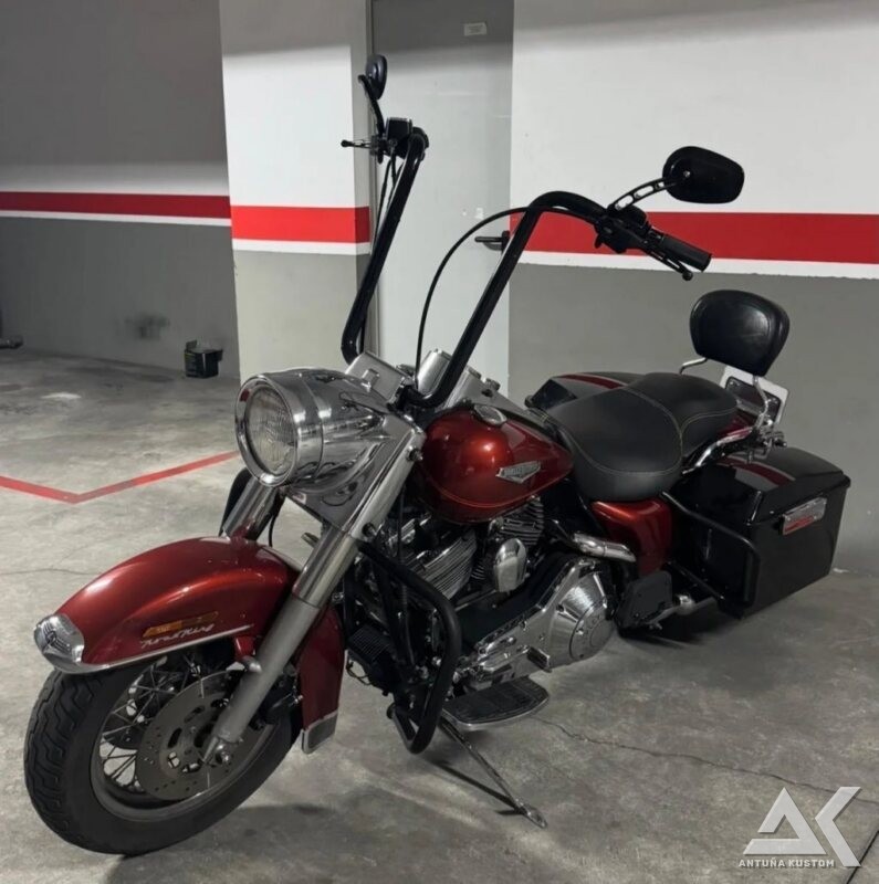 Harley-Davidson Road King FLHR 1999 roja y negra second-hand, photo 1